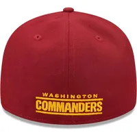 Men's New Era White Washington Commanders Omaha Low Profile 59FIFTY Fitted  Hat