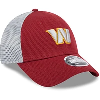 Casquette ajustable 9FORTY bourgogne Washington Commanders Outline Trucker New Era pour homme