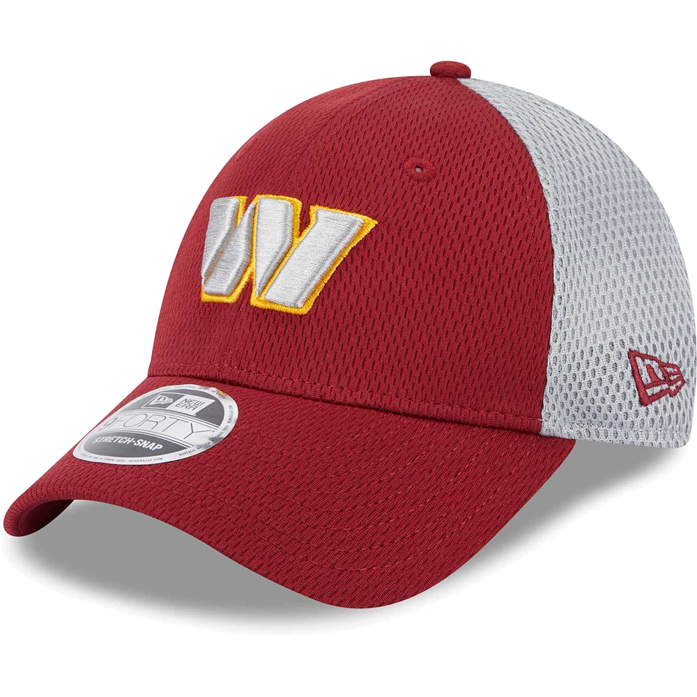 Casquette ajustable 9FORTY bourgogne Washington Commanders Outline Trucker New Era pour homme