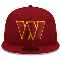 Men's New Era Burgundy Washington Commanders Team Basic 59FIFTY Fitted Hat