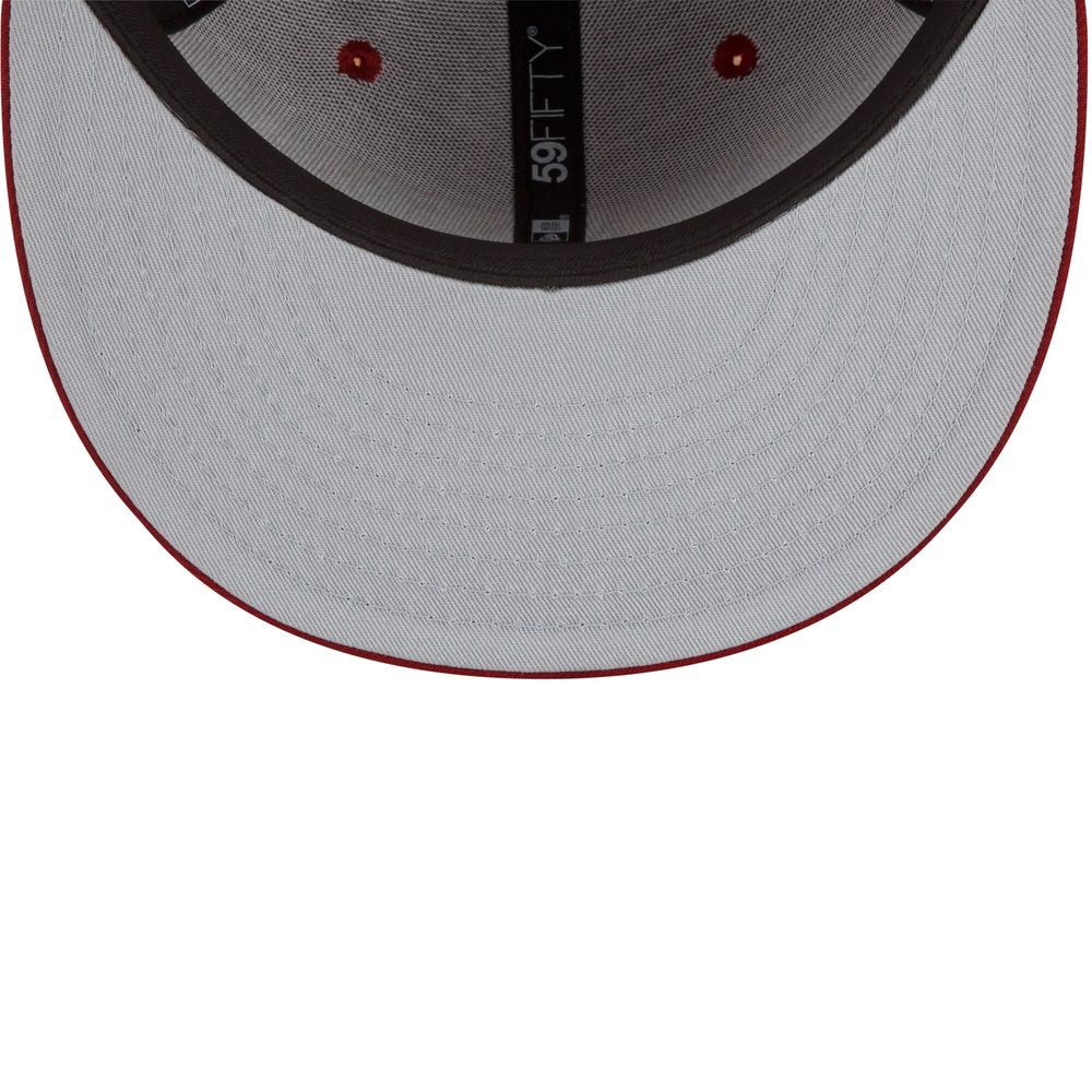 Men's New Era Burgundy Washington Commanders Team Basic 59FIFTY Fitted Hat