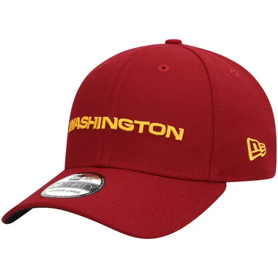Washington Football Team New Era Wordmark Classic 39THIRTY Flex Hat - Burgundy