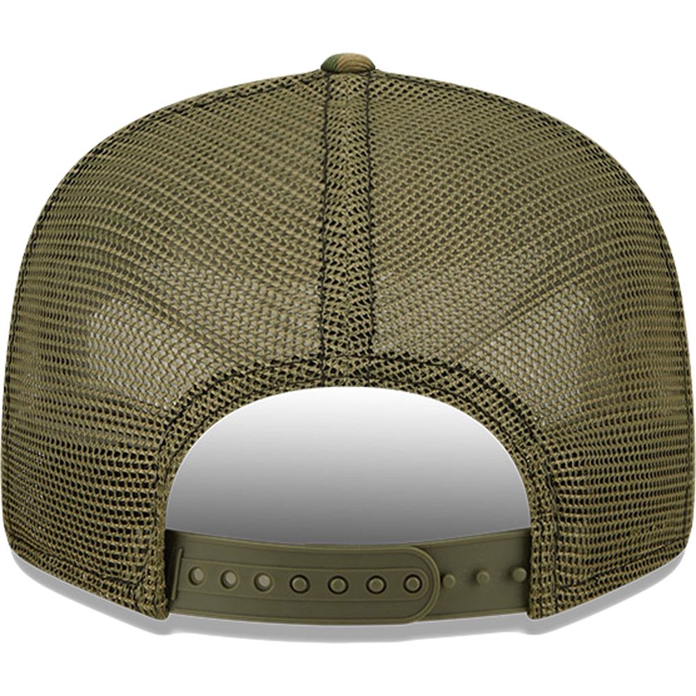 Men's New Era Camo/Olive Washington Commanders Trucker 9FIFTY - Snapback Hat