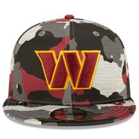 Men's New Era Camo Washington Commanders 2022 NFL Training Camp - Official 9FIFTY Snapback Adjustable Hat