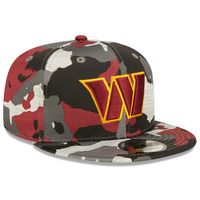 Men's New Era Camo Washington Commanders 2022 NFL Training Camp - Official 9FIFTY Snapback Adjustable Hat