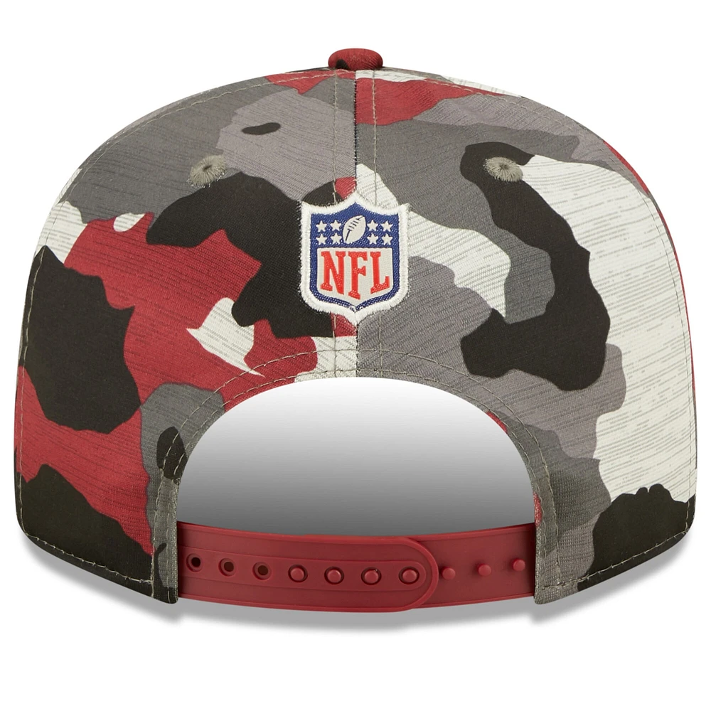 New Era Camo Washington Commanders 2022 NFL Training Camp - Casquette réglable 9FIFTY Snapback officielle pour homme