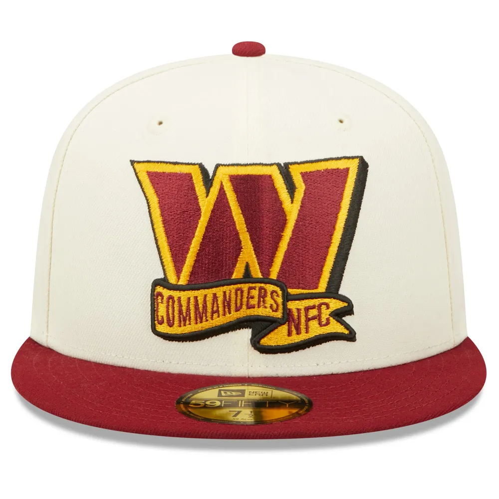 Lids Washington Commanders New Era White on 59FIFTY Fitted Hat