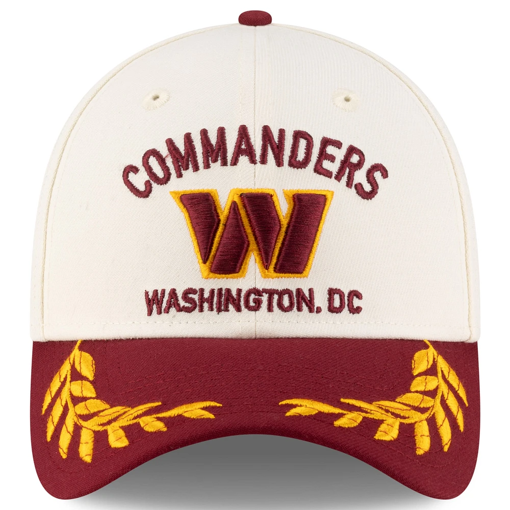 Men's New Era /Burgundy Washington Commanders 2025 NFL Draft 39THIRTY Flex Hat