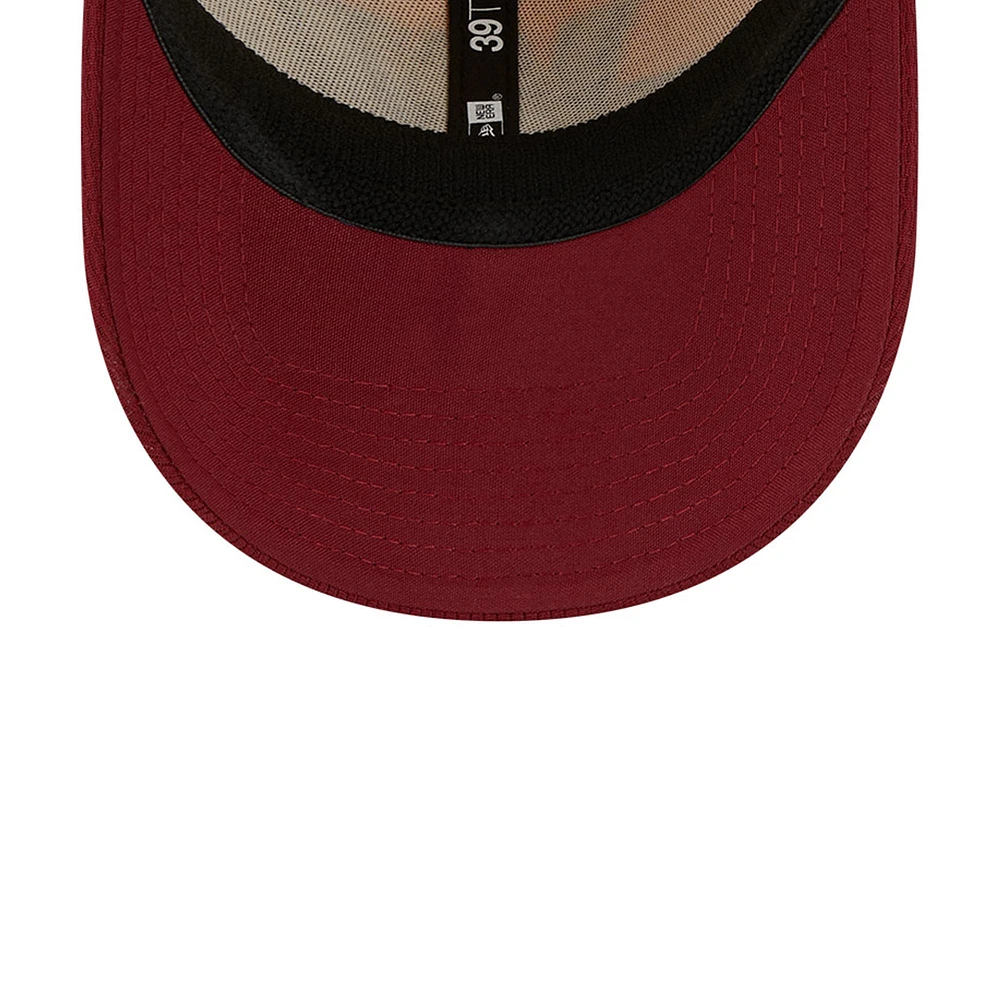 Men's New Era  Gold/Burgundy Washington Commanders 2023 Sideline 39THIRTY Flex Hat