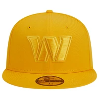 Casquette ajustée 59FIFTY pour homme New Era Gold Washington Commanders Colour Pack