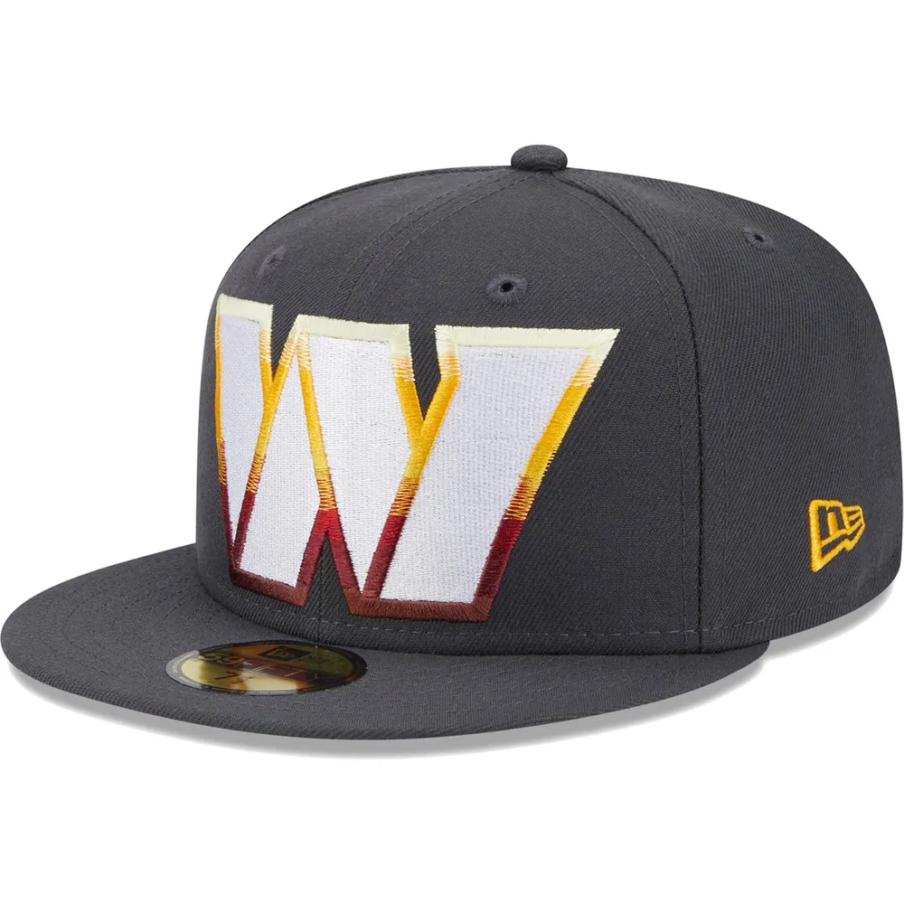 Lids Washington Commanders New Era Color Dim 59FIFTY Fitted Hat - Graphite