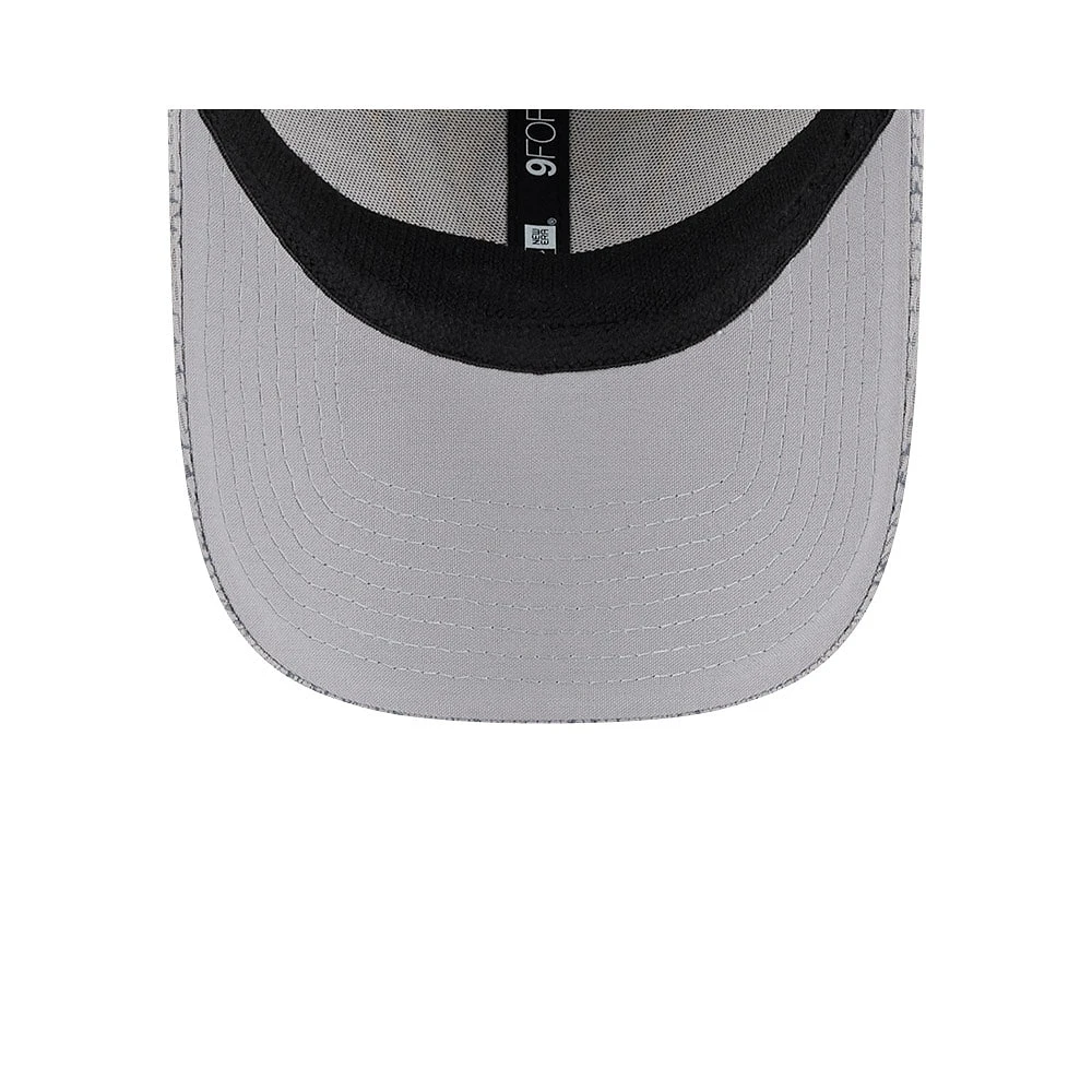 Men's New Era Gray Washington Commanders 2024 Sideline 9FORTY Stretch-Snap Hat