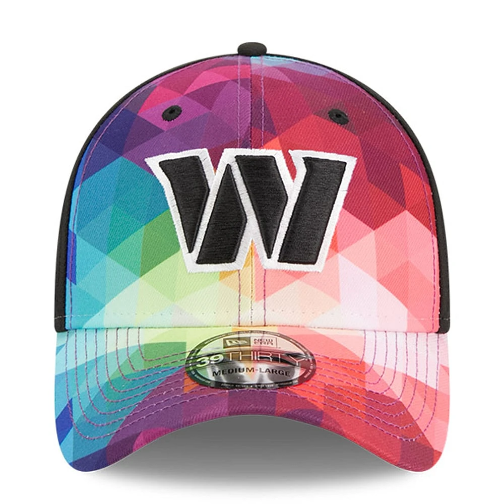Casquette flexible NFL Crucial Catch 39THIRTY New Era pour hommes, rose, Washington Commanders 2023