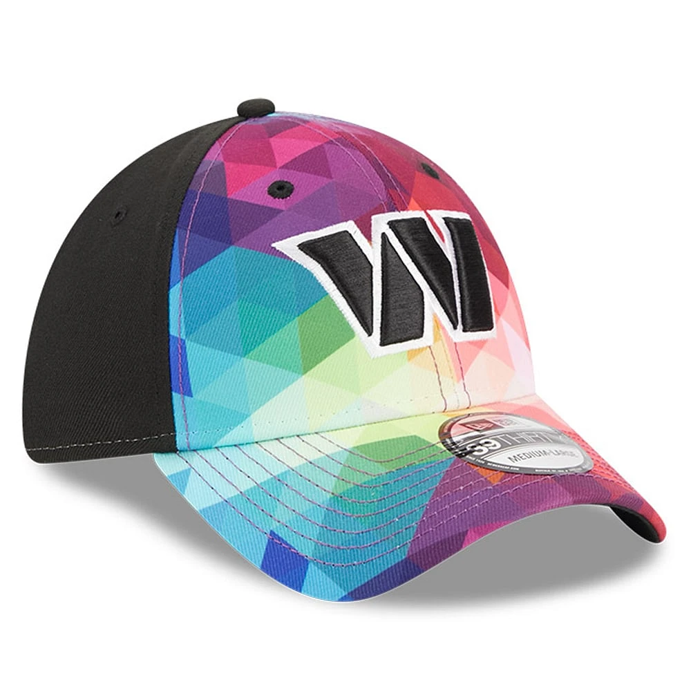 Casquette flexible NFL Crucial Catch 39THIRTY New Era pour hommes, rose, Washington Commanders 2023