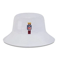 Men's New Era White Washington Commanders 2024 NFL Training Camp Stretch Bucket Hat