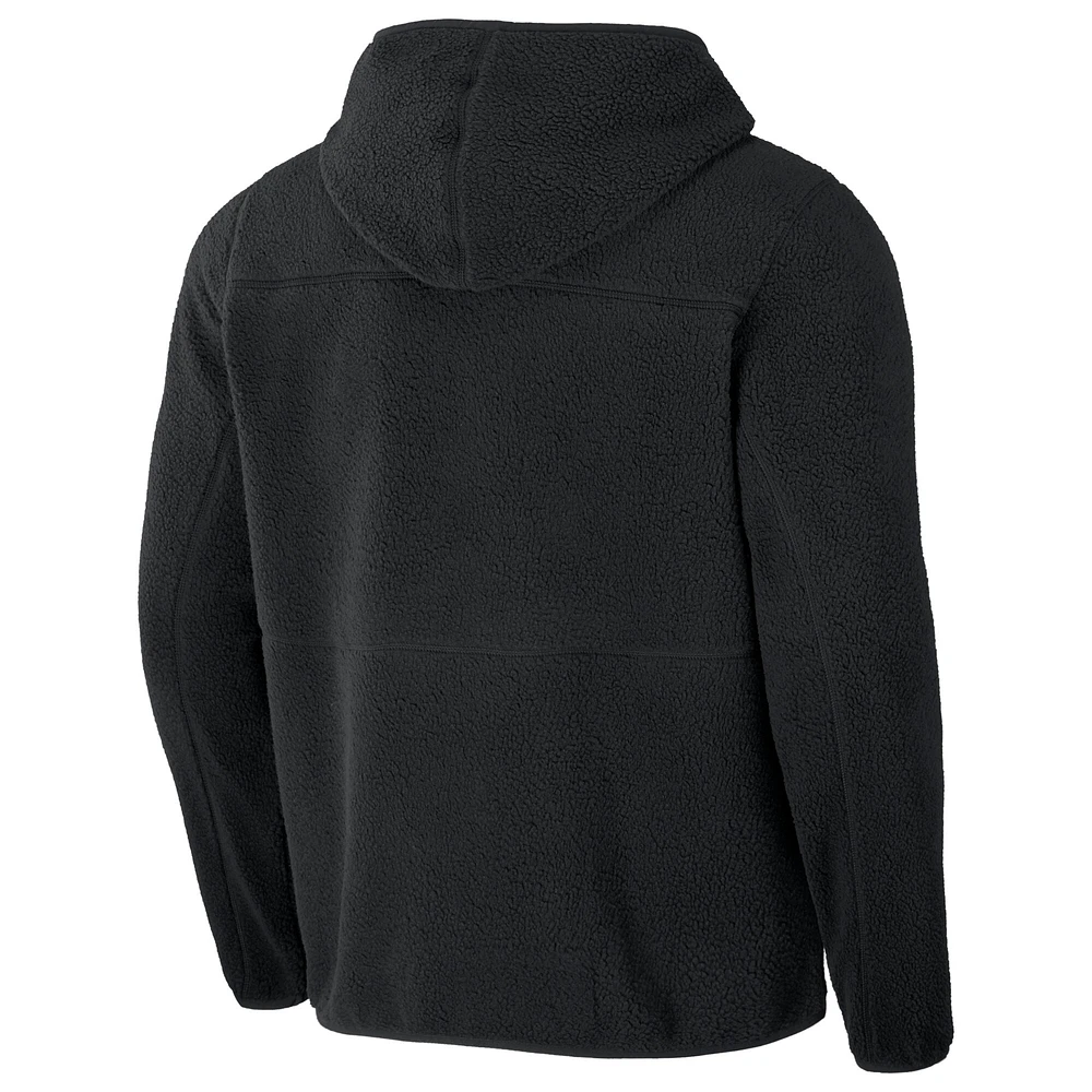 Sweat à capuche zippé en sherpa noir Washington Commanders pour homme de la collection NFL x Darius Rucker par Fanatics
