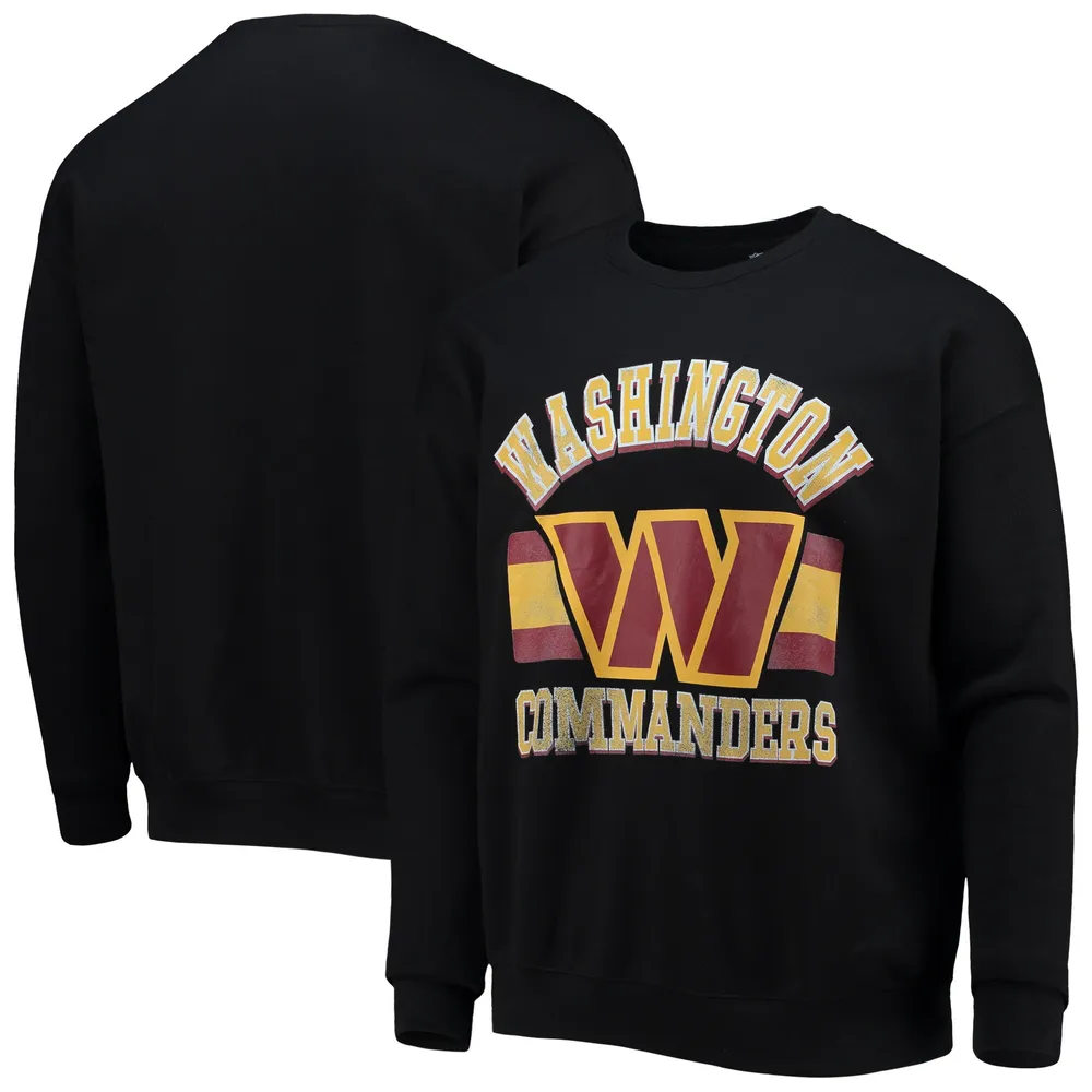 Collection NFL x Darius Rucker pour homme par Fanatics Black Washington Commanders Sponge Fleece Pullover Sweatshirt