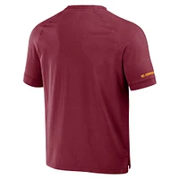 T-shirt Henley délavé bordeaux NFL x Darius Rucker pour homme de la collection Fanatics Washington Commanders