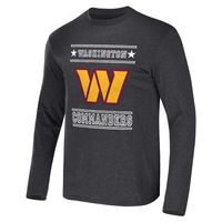 Men's NFL x Darius Rucker Collection by Fanatics Heathered Charcoal Washington Commanders Long Sleeve T-Shirt