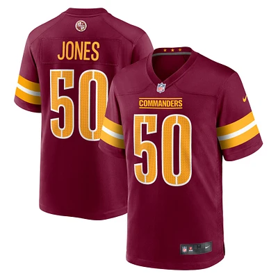 Maillot Nike Andre Jones Jr. Bourgogne Washington Commanders Team Game pour homme