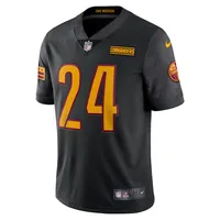 Men's Nike Antonio Gibson Black Washington Commanders Alternate Vapor Limited Jersey