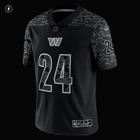 Men's Nike Antonio Gibson Black Washington Commanders RFLCTV Limited Jersey