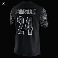 Men's Nike Antonio Gibson Black Washington Commanders RFLCTV Limited Jersey