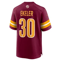 Maillot de match Nike Austin Ekeler Bordeaux Washington Commanders pour homme