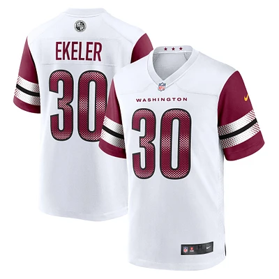 Maillot de match Nike Austin Ekeler pour hommes, blanc, Washington Commanders