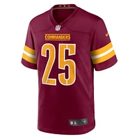 Maillot de match joueur Nike Benjamin St-Juste Bourgogne Washington Commanders pour hommes