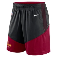 Men's Nike Black/Burgundy Washington Commanders Primary Lockup Performance - Shorts