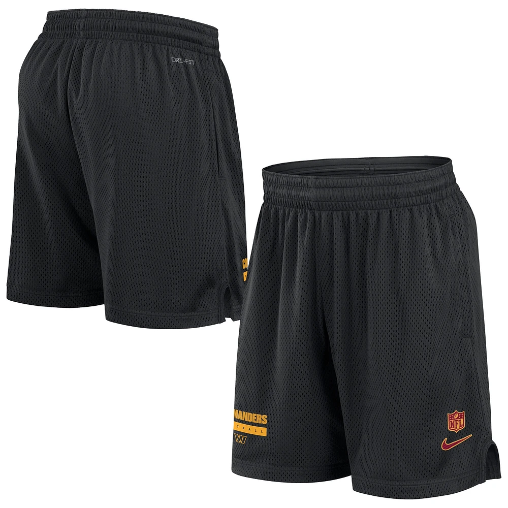 NUT WASHNFL NOIR OR HOMMES NFL 24 NK DRIFIT SIDELINE SHORT MESH SHTMEPFM