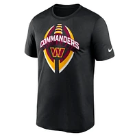 T-shirt Nike Performance Legend Icon des Washington Commanders pour homme, noir