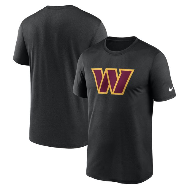 T-shirt de performance Nike pour homme avec logo Washington Commanders Essential Legend noir