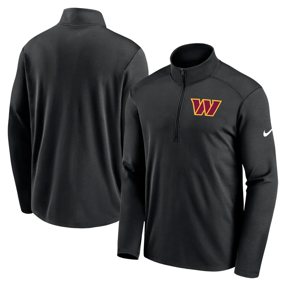 Lids Washington Commanders Nike Logo Pacer Performance Half-Zip Jacket -  Black