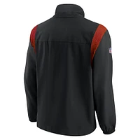 Men's Nike Black Washington Commanders Sideline Woven Logo Full-Zip Jacket