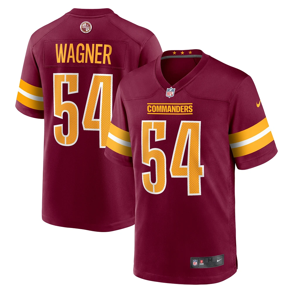 Maillot de joueur match Nike Bobby Wagner pour hommes, bordeaux, Washington Commanders