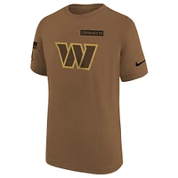 Men's Nike  Brown Washington Commanders Salute To Service Legend T-Shirt