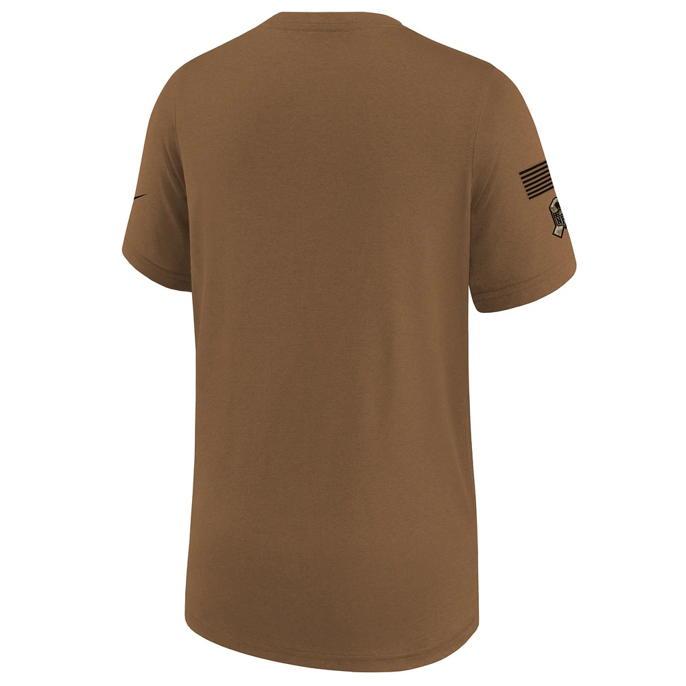 Men's Nike  Brown Washington Commanders Salute To Service Legend T-Shirt