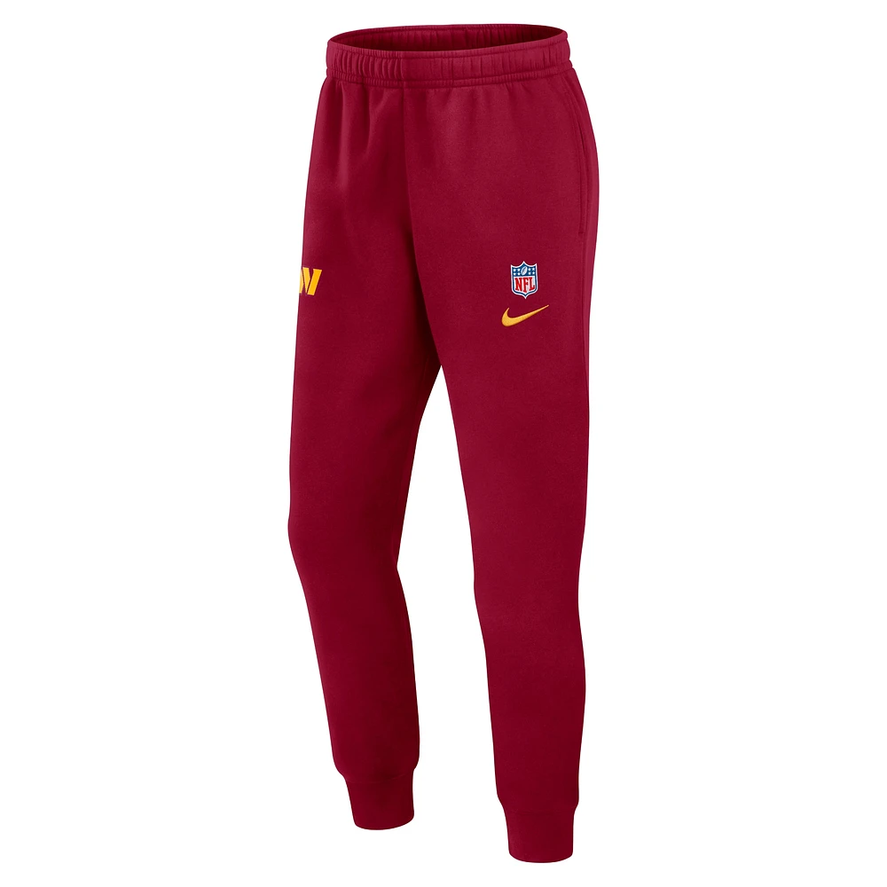 Men's Nike Burgundy Washington Commanders 2024 Sideline Club Pants