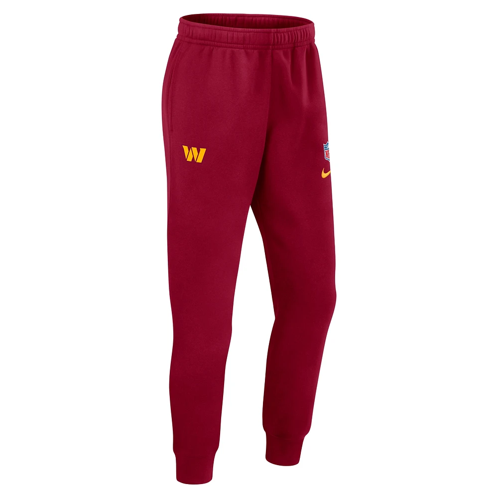 Men's Nike Burgundy Washington Commanders 2024 Sideline Club Pants