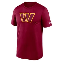 Men's Nike  Burgundy Washington Commanders Legend Logo Performance T-Shirt