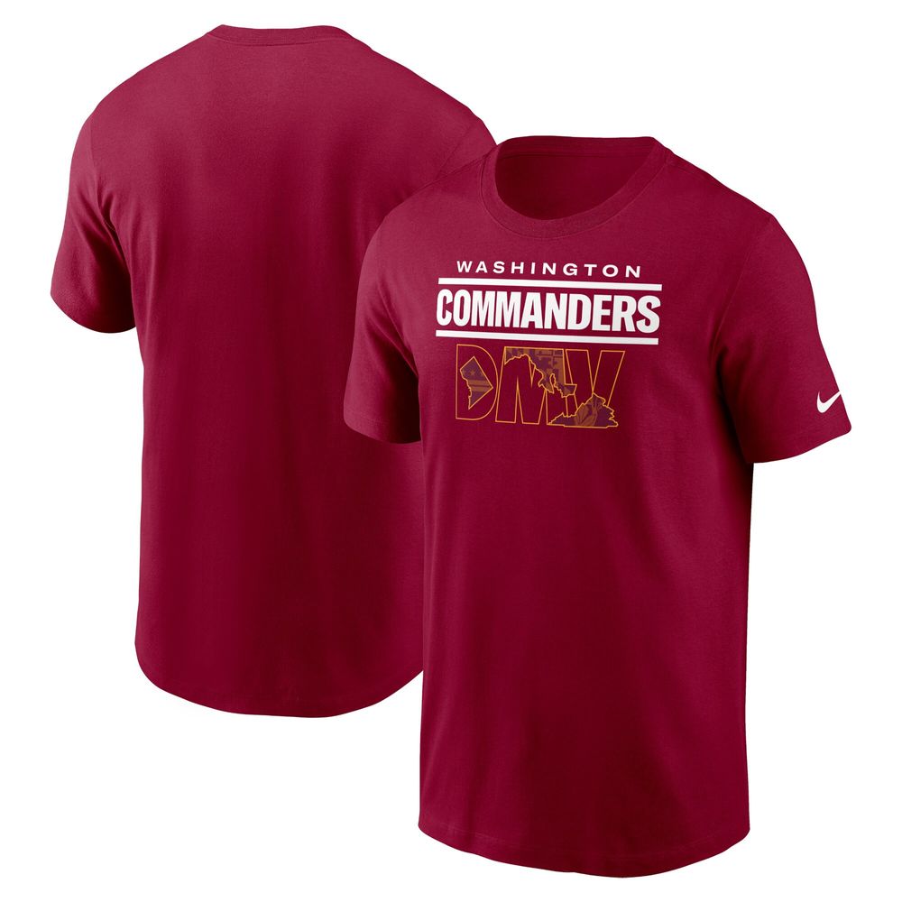 Men's Nike Burgundy Washington Commanders Local Essential T-Shirt