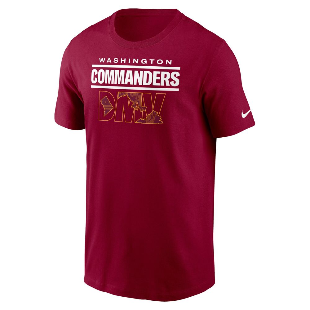 Men's Nike Burgundy Washington Commanders Local Essential T-Shirt