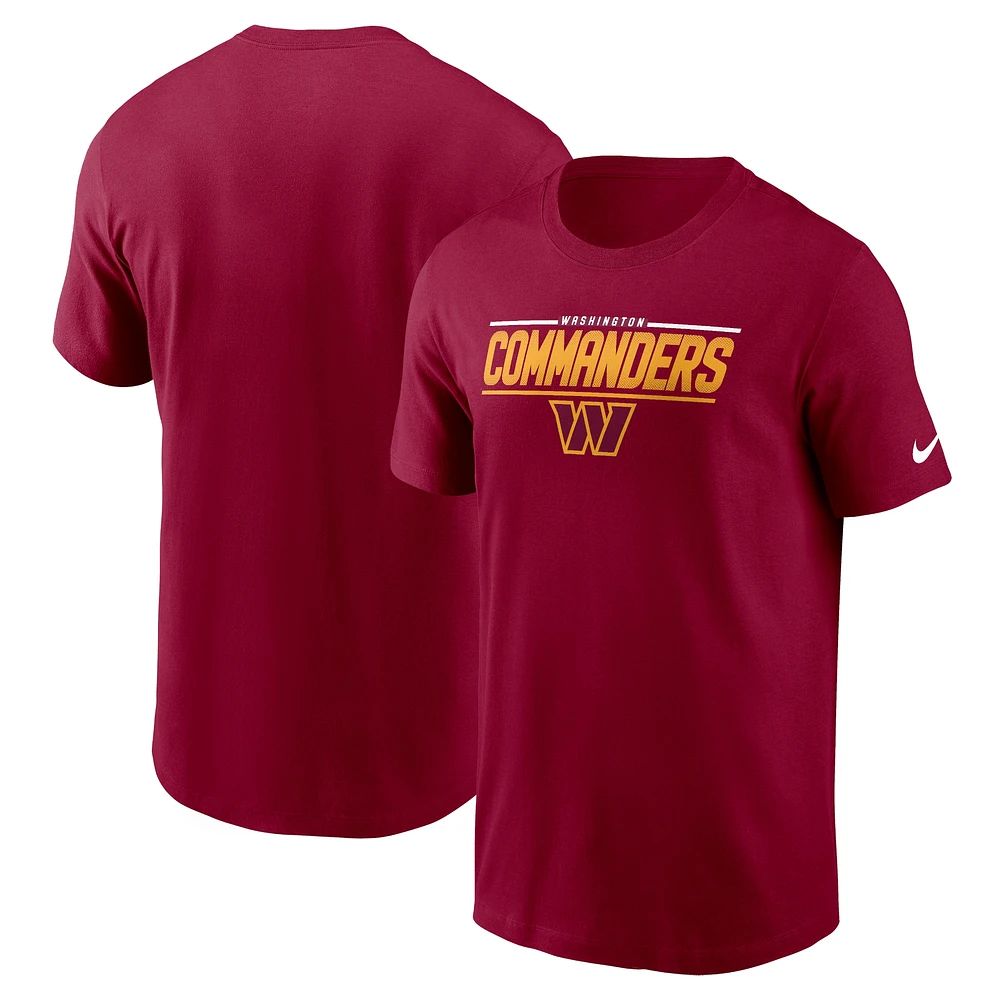 T-shirt pour homme Washington Commanders Muscle bourgogne Nike