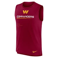 Men's Nike Burgundy Washington Commanders Muscle Trainer Tank Top