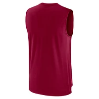 Men's Nike Burgundy Washington Commanders Muscle Trainer Tank Top