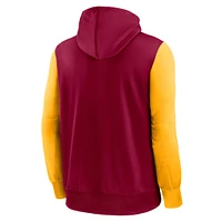 Men's Nike  Burgundy Washington Commanders Performance Full-Zip Hoodie