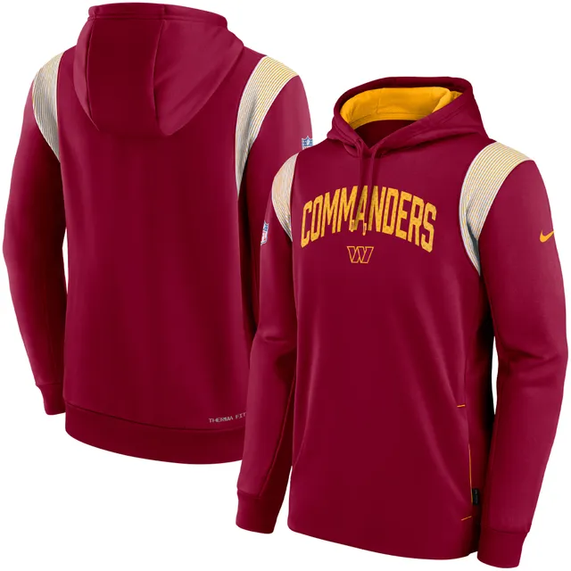 Nike Youth Washington Commanders Sideline Club Red Pullover Hoodie