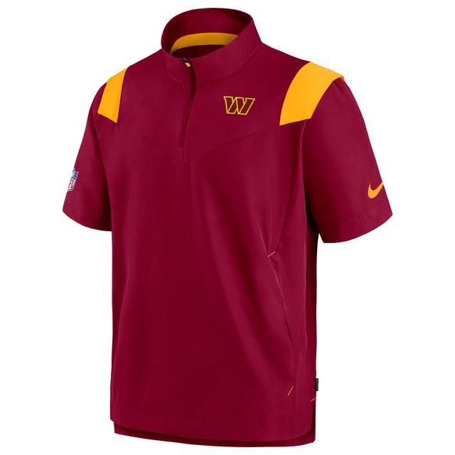 Haut à enfiler Chevron Lockup Nike Washington Commanders Sideline Coaches pour homme, bourgogne